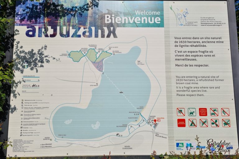 Carte-Lac-dArjuzanx