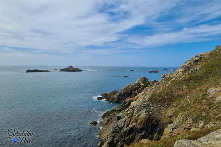 Ile aux moines vu Les 7 îles sur le Sant C’hirec