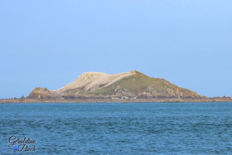 Rouzic très loin Les 7 îles sur le Sant C’hirec